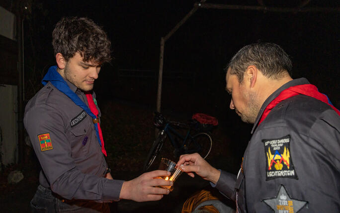 Friedenslicht 2025 in Liechtenstein (17.12.2025)