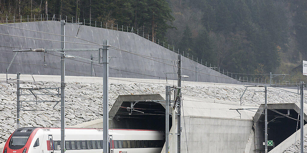 Das Gotthard-Basistunnel-Projekt ist mit dem Europäischen Bahn-Award 2018 ausgezeichnet worden. (Archiv)