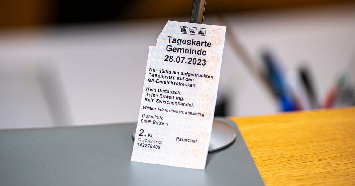 Auch Ruggell F hrt SBB Spartageskarte Ein Vaterland Online