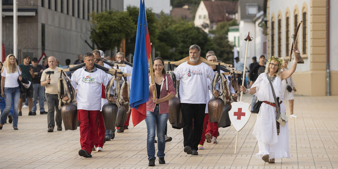 Corona Demo in Vaduz