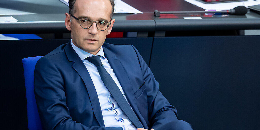 Bundesaußenminister Heiko Maas (SPD) während einer Plenarsitzung im Deutschen Bundestag. Foto: Bernd von Jutrczenka/dpa