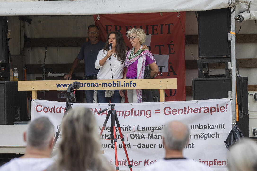 Corona Demo in Vaduz