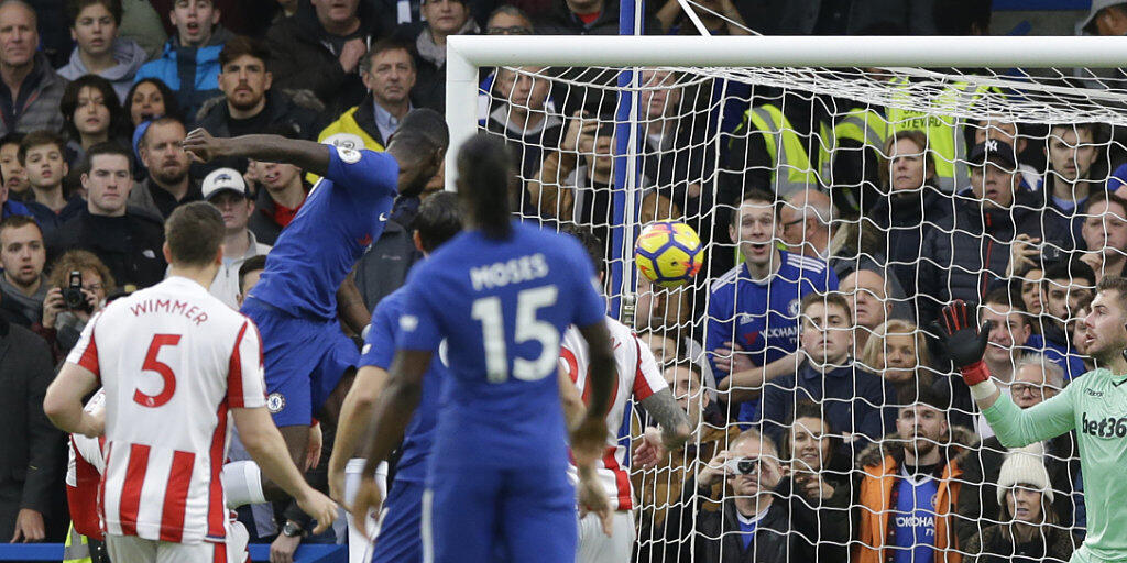 Antonio Rüdiger bringt Chelsea gegen Stoke in Führung