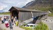 Feierlichkeiten zum Jubiläum bei der alten Rheinbrücke Vaduz–Sevelen