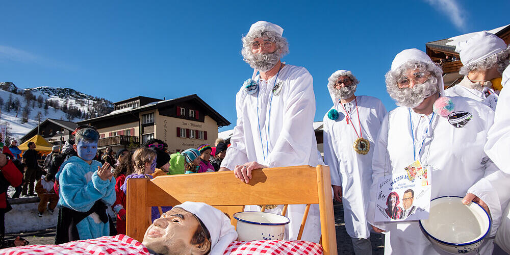 20200222 Umzug, Strassenfasnacht und Fasnachtsparty in Malbun