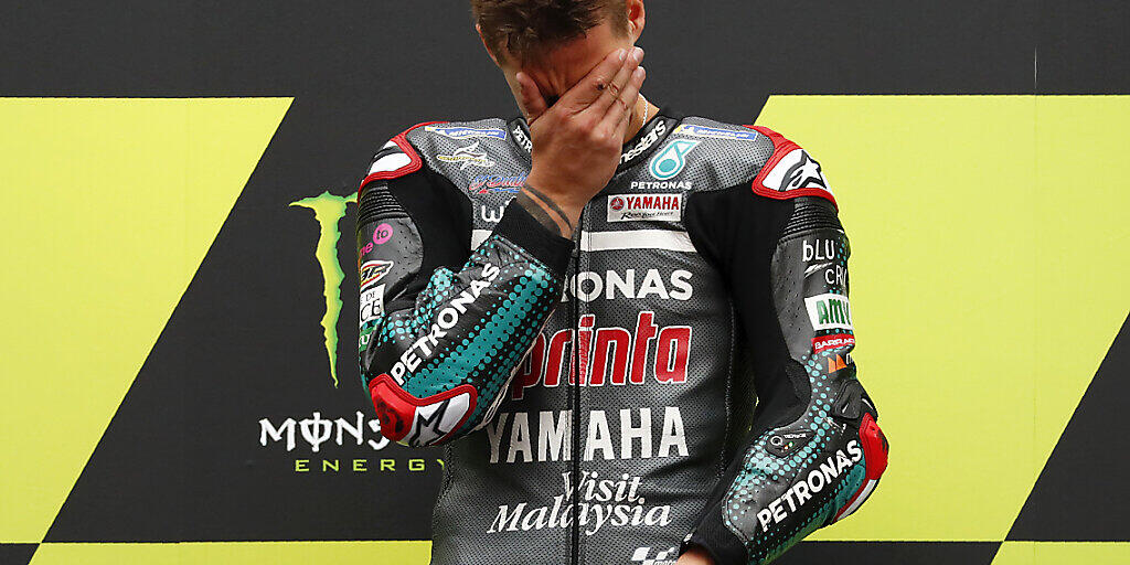 Emotionaler Sieg nach fünf Rennen ohne Podestplatz: Yamaha-Pilot Fabio Quartararo ist nach dem Grand Prix von Katalonien wieder WM-Leader