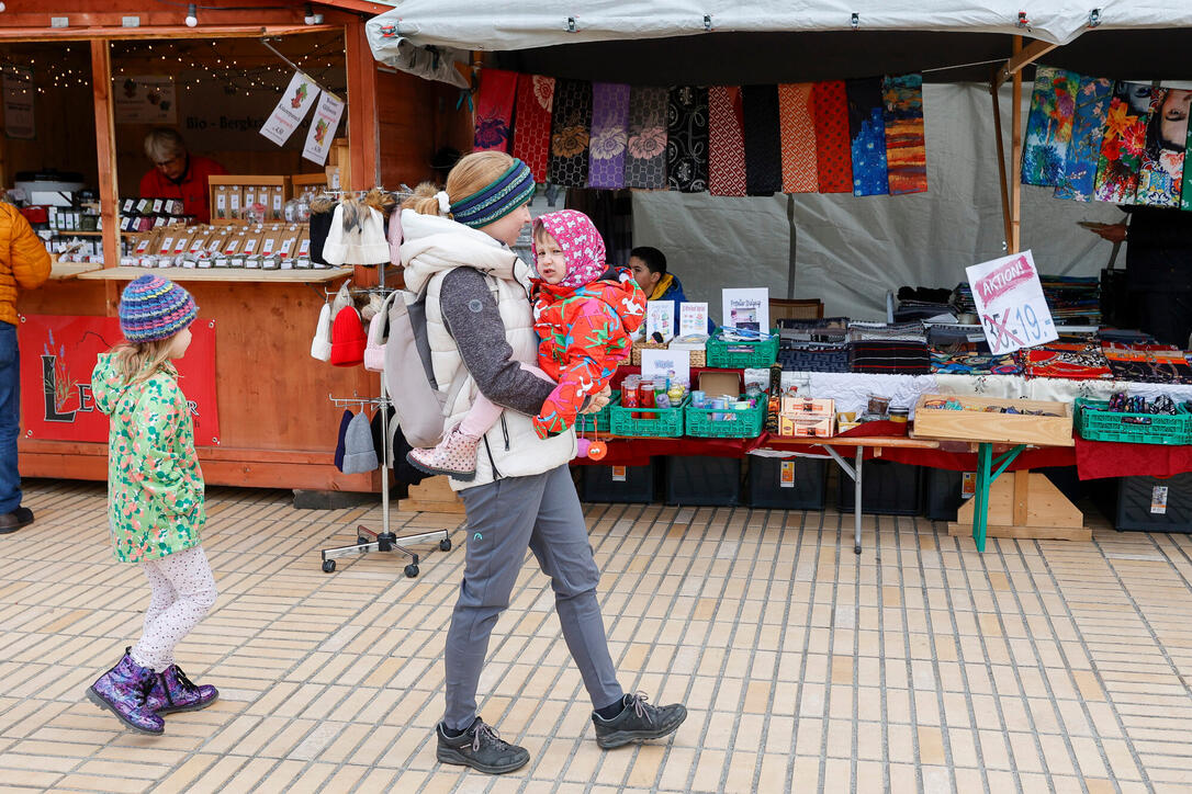 Weihnachtsmarkt, Vaduz, Liechtenstein.