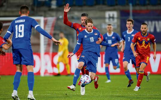 Liechtenstein Vaduz Fussball UEFA Nations-League Liechtenstein - Andorra