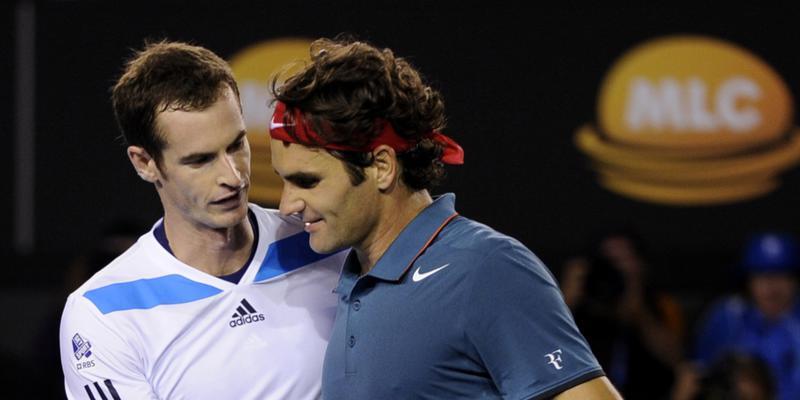 Gegner und Freunde: Am 10. April 2017 treten Andy Murray und Roger Federer zur Exhibition "Match for Africa 3" an