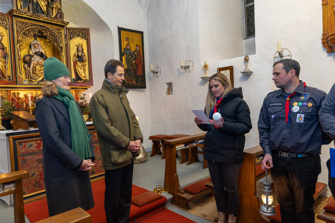 Friedenslicht 2025 in Liechtenstein (17.12.2025)