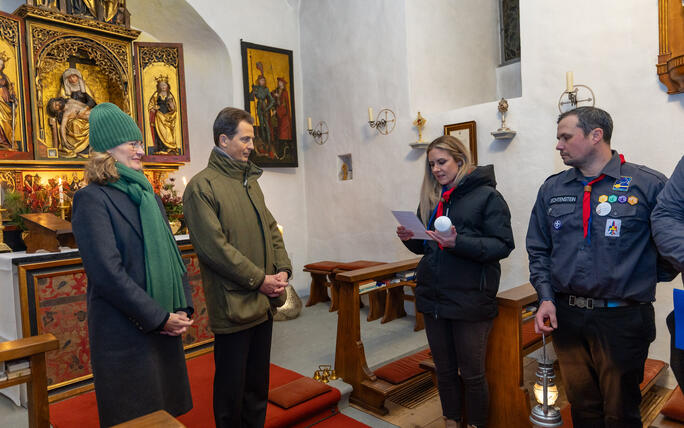 Friedenslicht 2025 in Liechtenstein (17.12.2025)