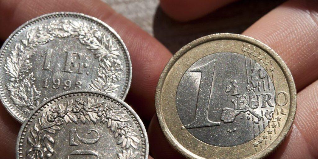 Die Zeit der Euroschwäche scheint vorbei: Die Marke von 1,20 Franken pro Euro scheint wieder in Griffnähe.