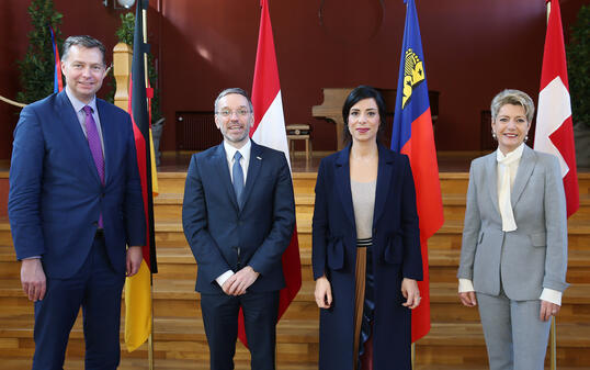 Liechtenstein Treffen der deutschsprachigen Innenminister, -innen