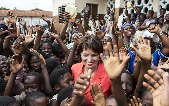 Klimapolitik: Nach Besuchen in Asien, Südamerika und Afrika plant die Umweltministerin und derzeitige Bundespräsidentin Doris Leuthard im August eine Reise nach Grönland. (Archivbild)