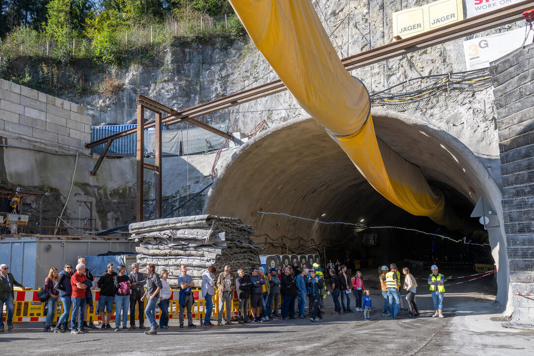 Stadttunnel Feldkirch - Tag der offenen Baustelle