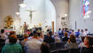 Dankesgottesdienst und Besichtigung des neuen neuen Glockenstuhles in der Theresienkirche in  Schaanwald