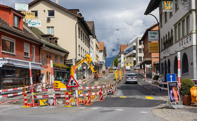 Umleitung Vaduz