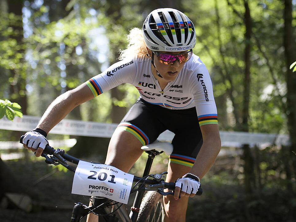 Titelverteidigung im Kopf: Cross-Country-Weltmeisterin Jolanda Neff will in dieser Saison wieder voll angreifen