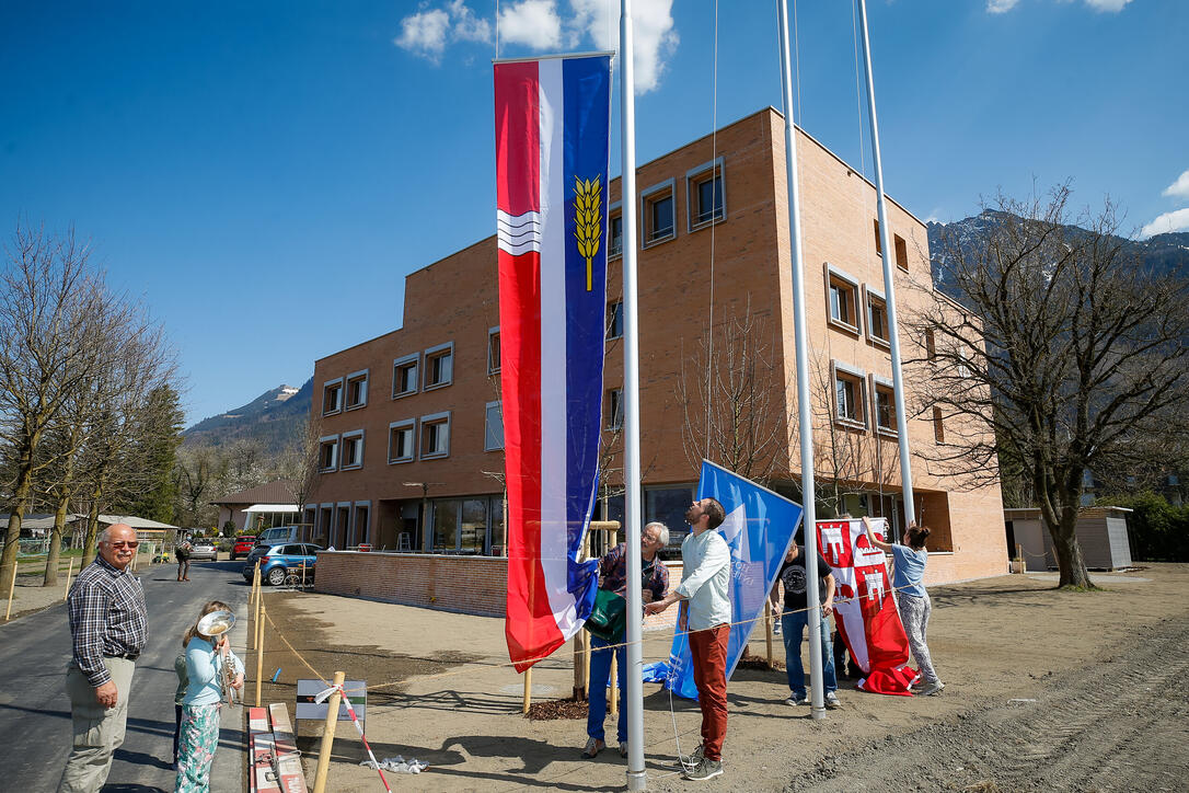 Liechtenstein Schaan Vaduz Neueroeffnung Jugendherberge