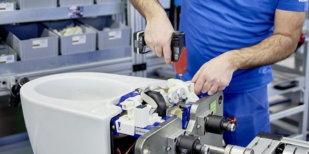 Der Sanitärtechnikkonzern Geberit hat für 2019 deutlich höhere Gewinnzahlen ausgewiesen.