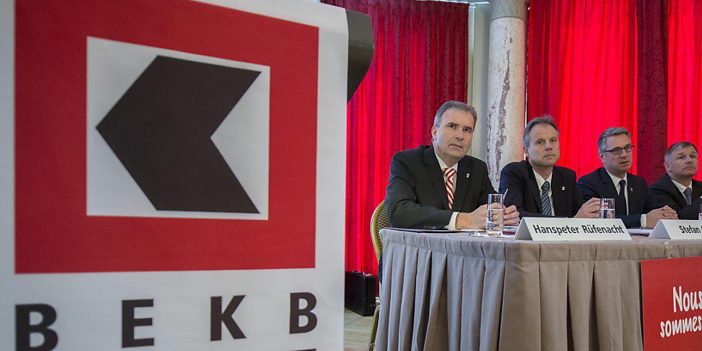 Die BEKB-Führung sieht sich mit einem schwierigen Umfeld konfrontiert