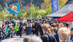 Feierlichkeiten zum Jubiläum bei der alten Rheinbrücke Vaduz–Sevelen
