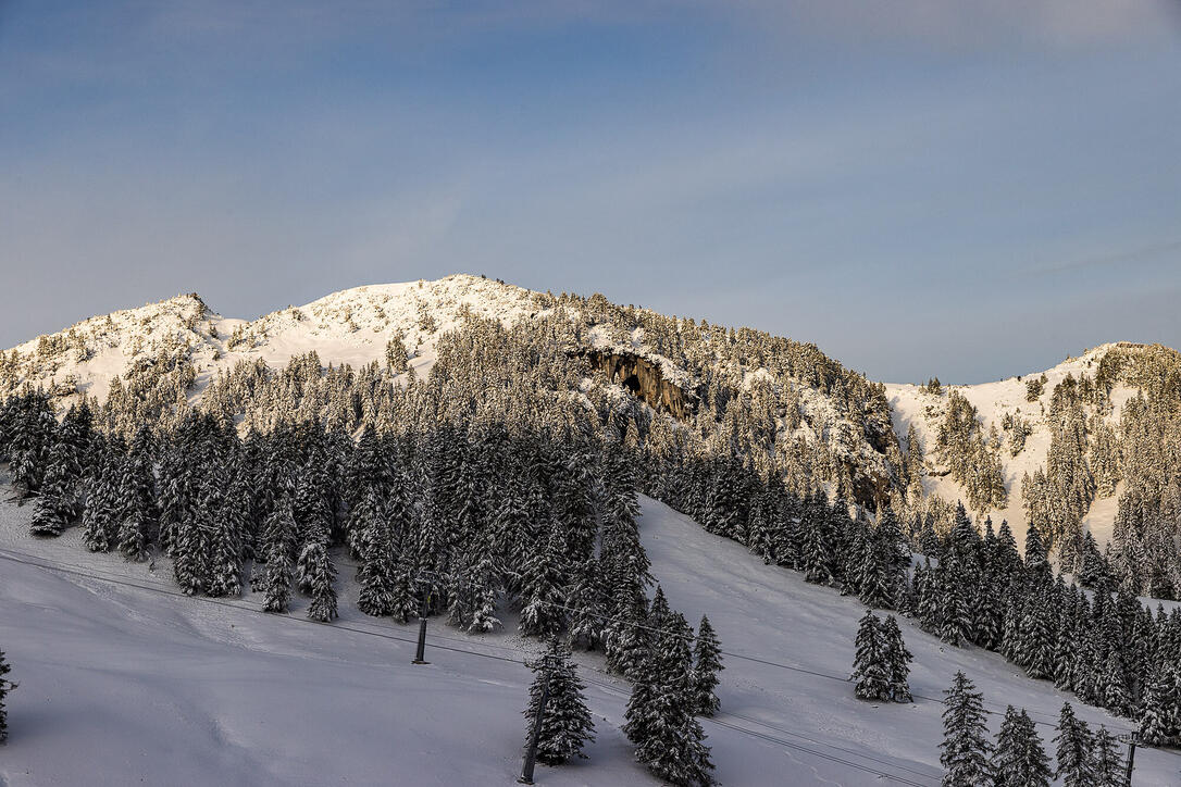 Erster Schnee in Liechtenstein