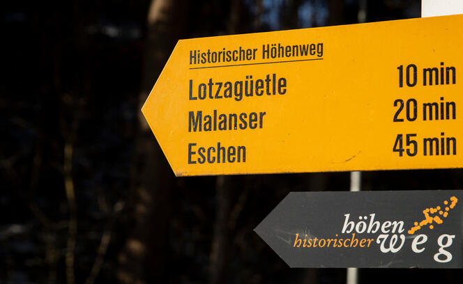 Historische H&ouml;henweg