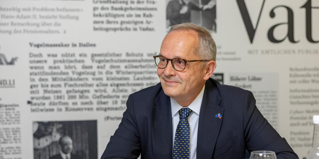 Andreas K&uuml;nne in Vaduz