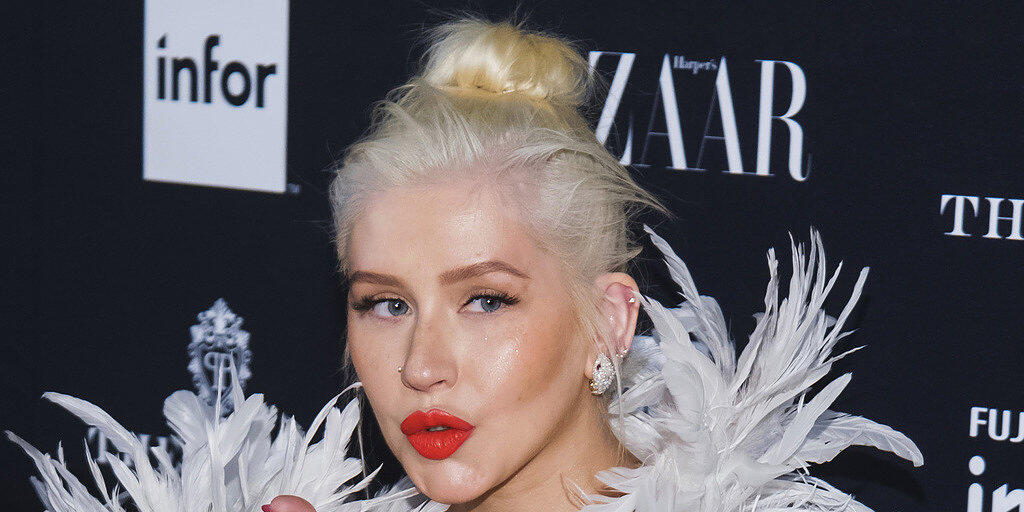 US-Popstar Christina Aguilera schart ihre Fans um sich: Ende Mai startet ihre eigene Show in Las Vegas. (Archivbild)