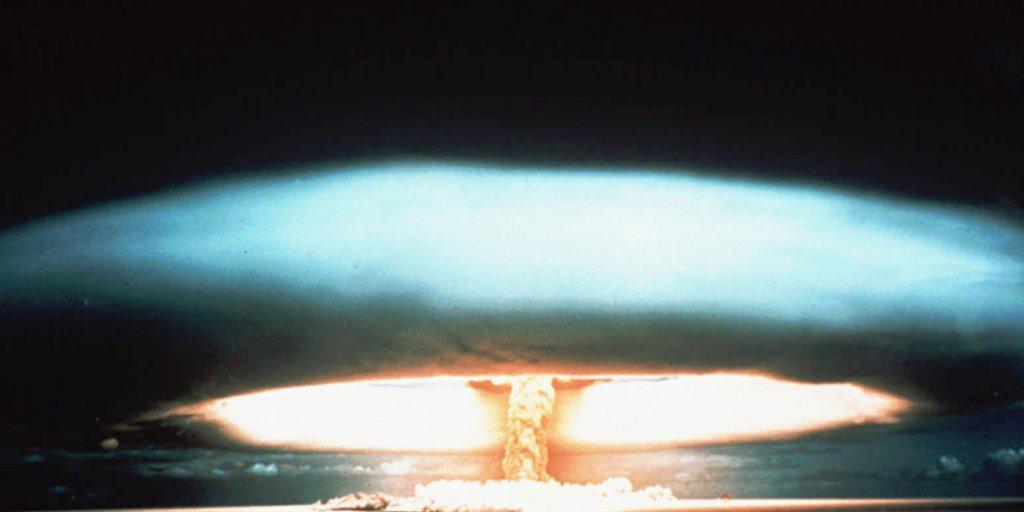 Atomtest auf französisch Polynesien im Jahr 1971: Für die Folgen der nuklearen Versuche will Frankreich jetzt geradestehen. (Archiv)