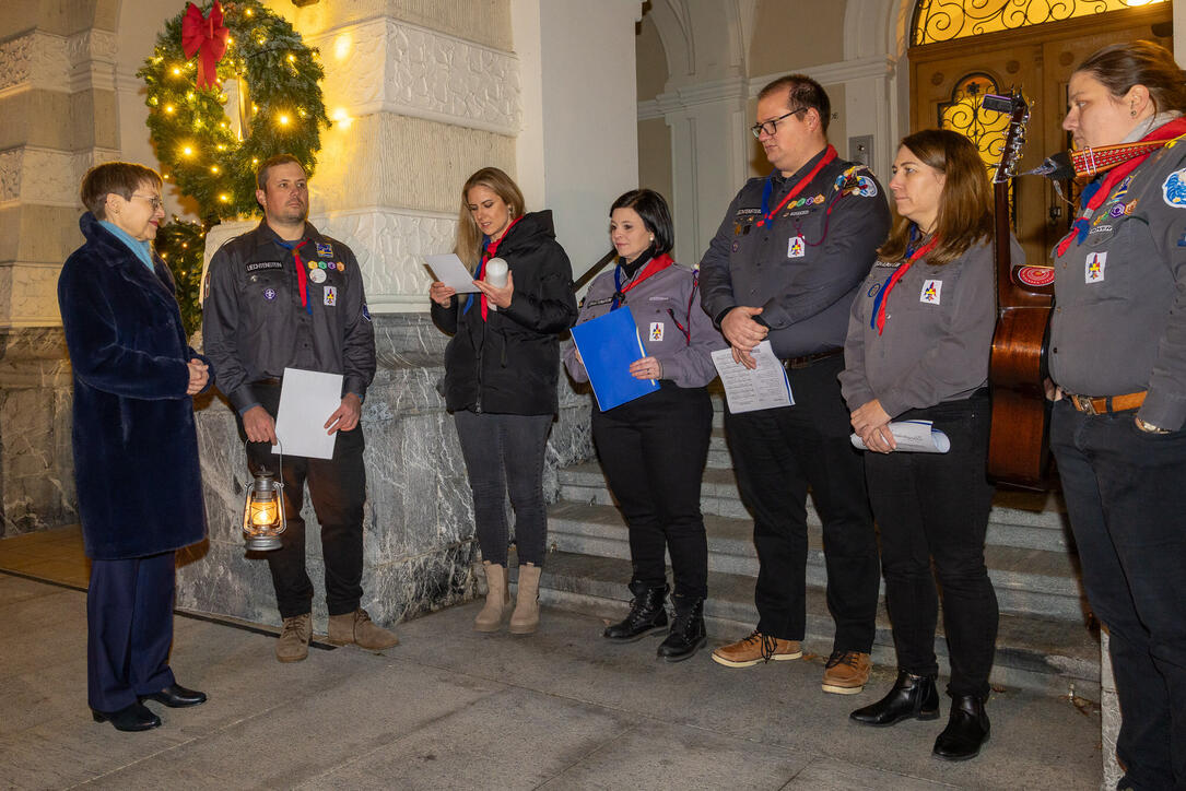 Friedenslicht 2025 in Liechtenstein (17.12.2025)