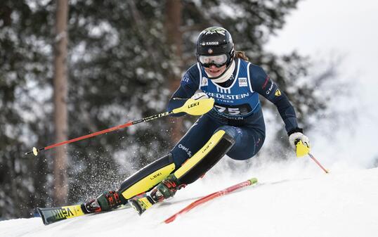 Auf die Paradedisziplin Slalom muss Madeleine Beck noch warten. Morgen startet sie erst im Riesenslalom.