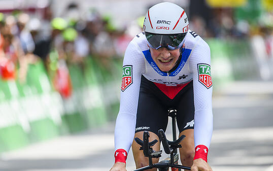 Stefan Küng ist nach seinem Sieg im Einzelzeitfahren neuer Leader der 14. Benelux-Rundfahrt
