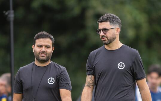 Das Balzner-Duo um Co-Trainer Aydin Demirci und Chef-Trainer Gerardo Clemente blickt verhalten auf die Saison.