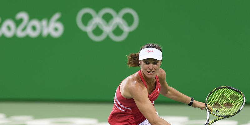 Martina Hingis bei einem Einsatz in Rio