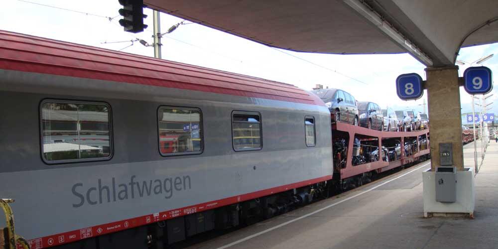 Einbrecher Autoreisezug
