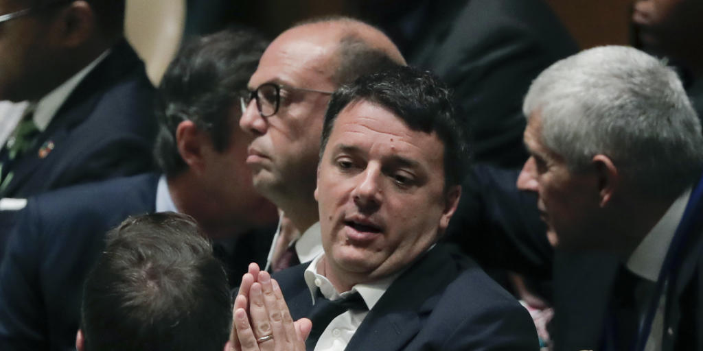 Statt 1,2 Prozent wie im April erwartet dürfte Italiens Wirtschaft in diesem Jahr nur noch um 0,8 Prozent wachsen. Das verkündete Italiens Regierung unter Ministerpräsident Matteo Renzi. (Archivbild)