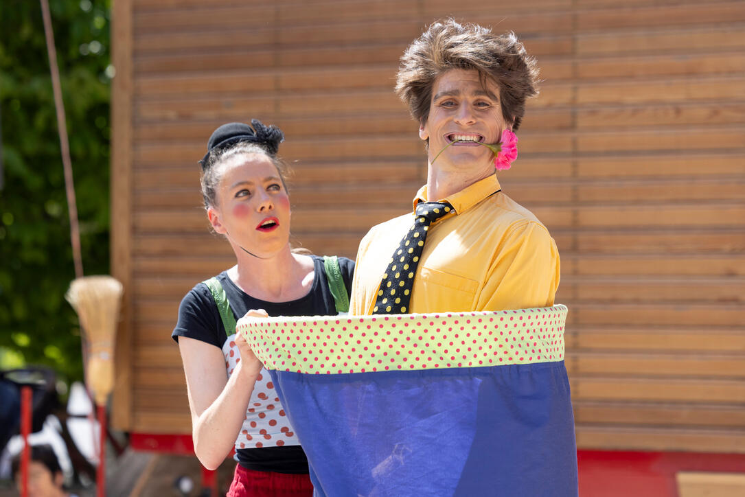 Buskers Strassenkunstfestival in Vaduz