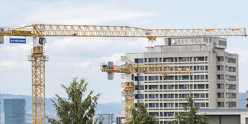 Ein heisser Herbst zeichnet sich auf dem Bau ab: Baustelle der ETH Zürich. (Archiv)