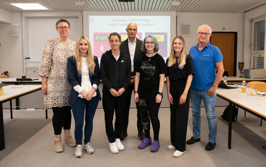 Vorstellung der neuen Cybermobbing-Kampagne «Worte verletzen. Auch online»