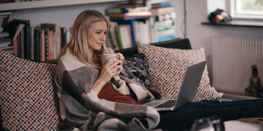 Woman using a Laptop Woman using a Laptop