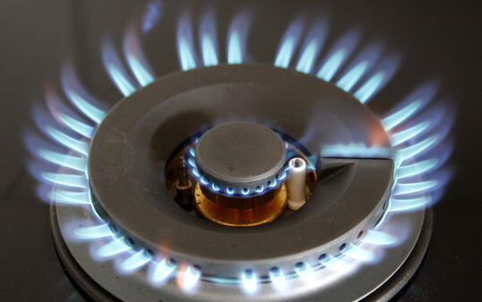 ENERGIE, ERDGAS, GASFLAMME, HERD, KOCHHERD, RUND