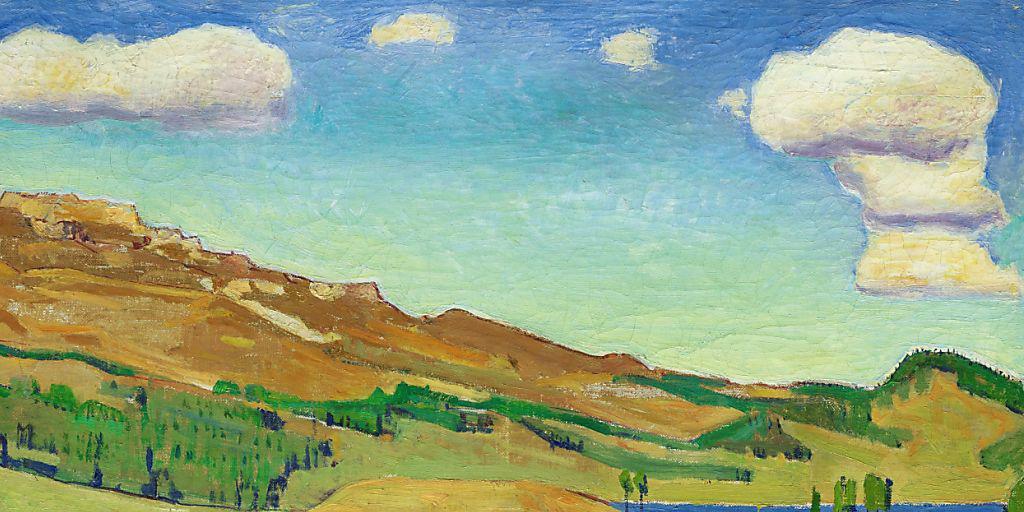 Das Gemälde "Der Champfèrsee" von Ferdinand Hodler ist in Zürich für 2,17 Millionen Franken versteigert worden. Das Gemälde "Der Champfèrsee" von Ferdinand Hodler ist in Zürich für 2,17 Millionen Franken versteigert worden.