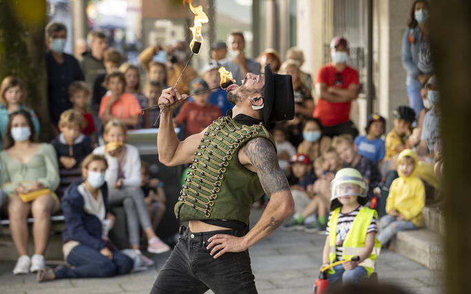 5. Buskers in Vaduz