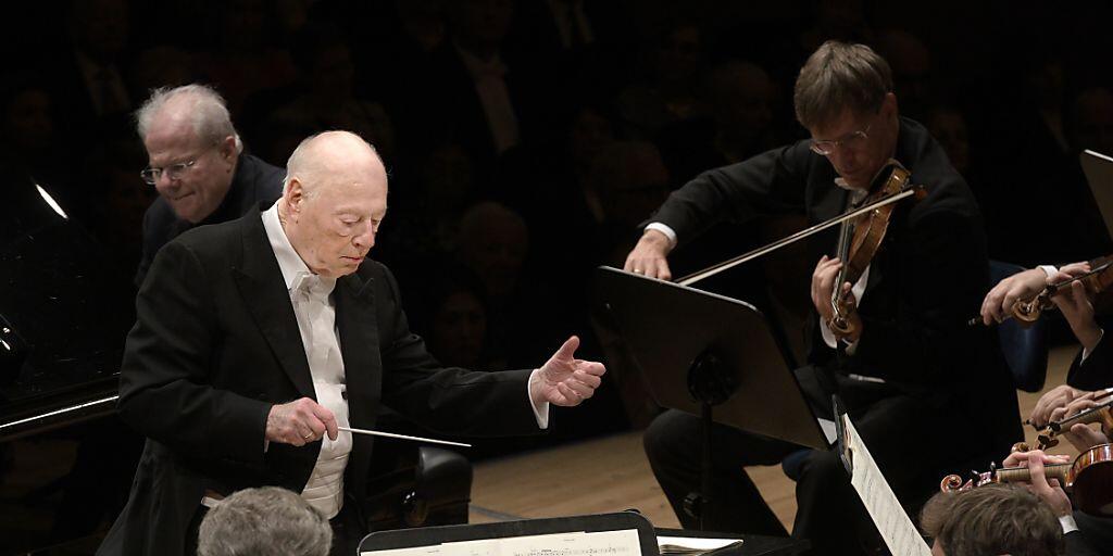 Zum Abschiedskonzert von Dirigent Bernard Haitink spielten die Wiener Philharmoniker am Lucerne Festival.