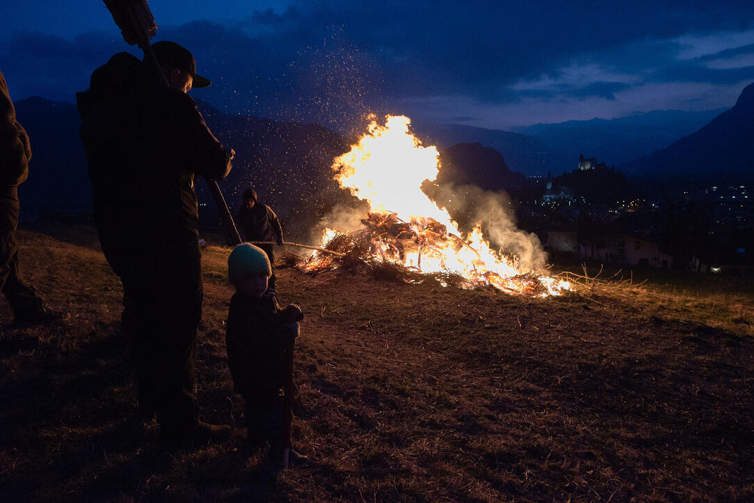 Funkensonntag in Balzers