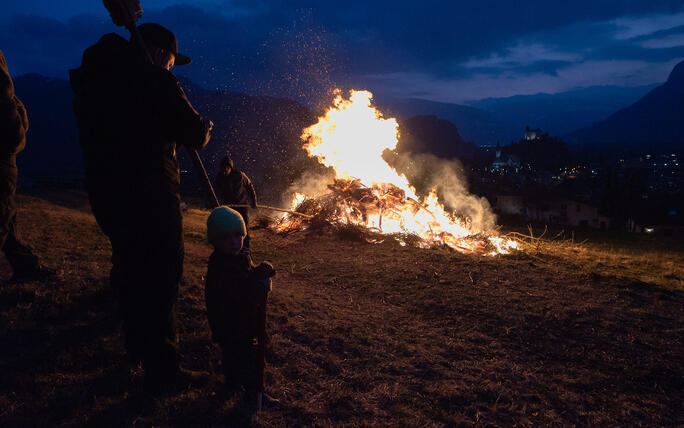 Funkensonntag in Balzers