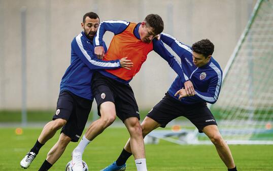 Liechtenstein Fussball LFV Training Natinalmannschaft