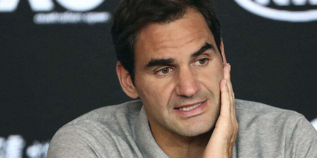 Roger Federer erlitt in der Rehabilitation einen Rückschlag